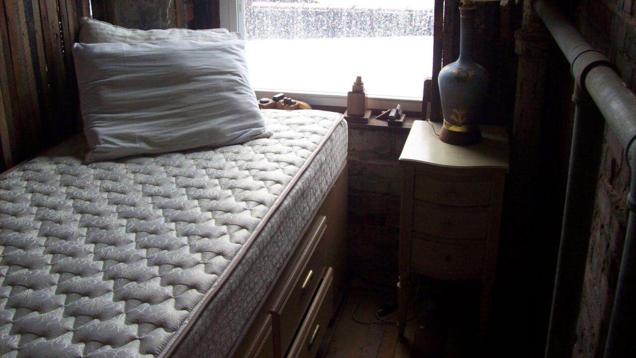 A tidy bedroom