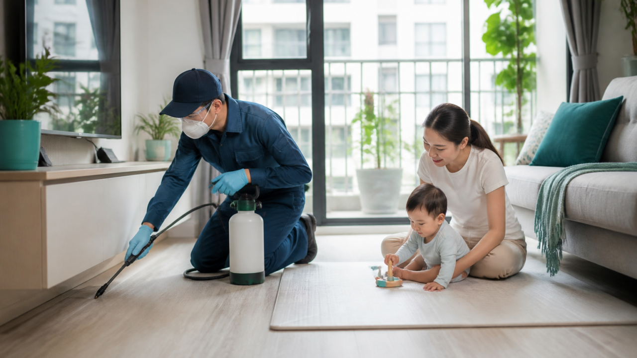 Pest Control Safety for Babies & Children