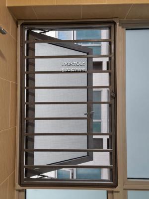 Condo Single Casement Grilles in GREY at Simei