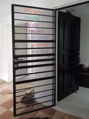 HDB 2-Panel Gate in Black at McNair