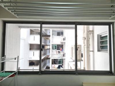 HDB Kitchen 3-panel window in Grey at Woodlands